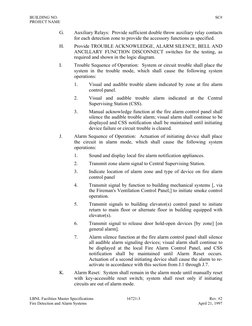 BUILDING NO. 
SC# 
PROJECT NAME 
LBNL Facilities Master Specifications 
16721-3 
Rev. #2 
Fire Detection and Alarm Systems 
A