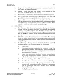 BUILDING NO. 
SC# 
PROJECT NAME 
LBNL Facilities Master Specifications 
16721-4 
Rev. #2 
Fire Detection and Alarm Systems 
A