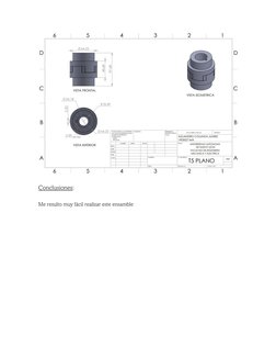  
 
Conclusiones:  
 
Me resulto muy fácil realizar este ensamble  
