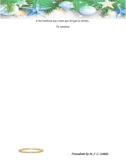 Translate by M. J. C. Sotelo 
A los hombres que creen que dirigen la e