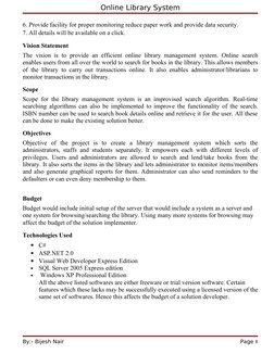 Online Library Management System Report | PDF | Software Testing ...
