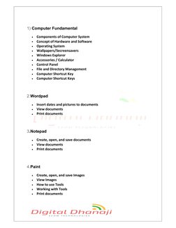 Basic to Advanced Computer Course PDF | PDF