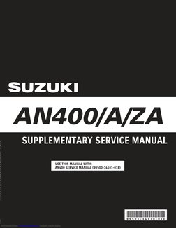An400-Supplementary Service Manual | PDF | Brake | Transmission
