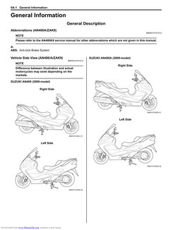An400-Supplementary Service Manual | PDF | Brake | Transmission