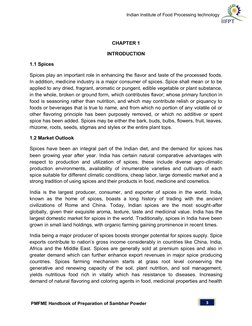 PMFME Handbook of Preparation of Sambhar Powder                                                          
 
Indian Institu