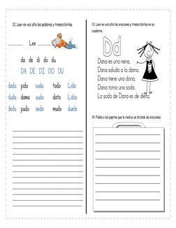 12. Leer en voz alta las palabras y transcribirlas. 
 
 
 
 
 
 
 
 
 
 
____________________________________________________