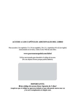 ACCESO A LOS CAPÍTULOS ADICIONALES 'DEL LIBRO
Para acceder a los capftulos 12 a 19 (en espafiol), 20 a 3 1 y Apéndices M a Q