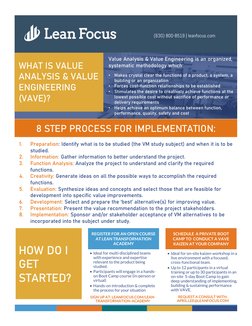 Value Analysis & Value Engineering - Kaizen Workshop | PDF | Evaluation ...