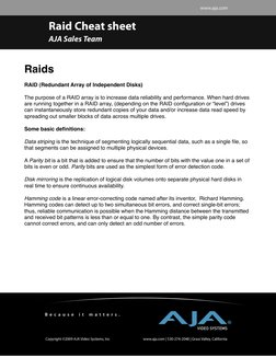 RAID Types and Definitions Cheat Sheet | PDF | Computer Data | Computing