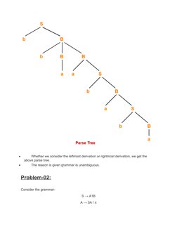Derivative Tree Derivation Trees and Parse Trees in Grammars | PDF | Parsing ...