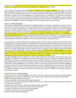 Modelos Pedagógicos en las Pedagogías del Sur | PDF | Constructivismo ...