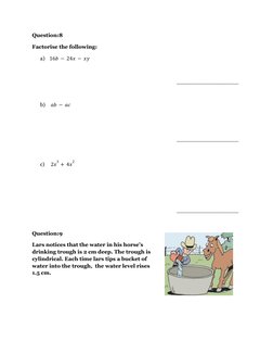 MYP 2 Algebra Summative Assessment | PDF | Mathematics | Equations