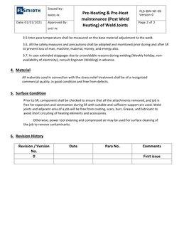 Preheating & Post Weld Heating Procedure | PDF | Construction | Welding