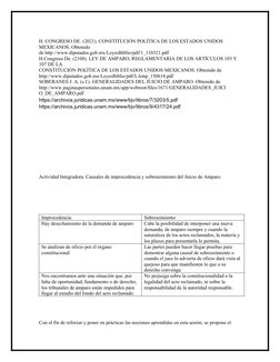 H. CONGRESO DE. (2021). CONSTITUCIÓN POLÍTICA DE LOS ESTADOS UNIDOS 
MEXICANOS. Obtenido
de http://www.diputados.gob.mx/Leyes