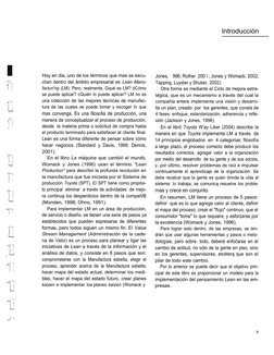 Introducción
Hoy en dia, uno de los términos que mas se escu-
chan dentro del ămbito empresarial es Lean Manu-
facturi'ng (LM