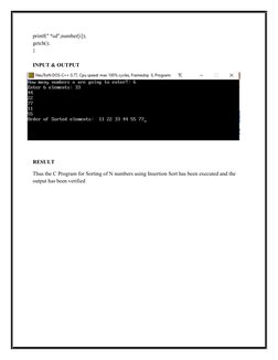 DAA Lab Manual for C Programming | PDF | Computer Programming ...