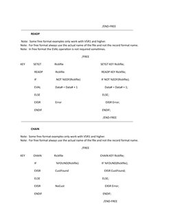 Free Format RPG Coding Guide | PDF | Parameter (Computer Programming ...