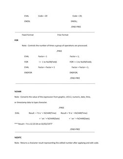 Free Format RPG Coding Guide | PDF | Parameter (Computer Programming ...