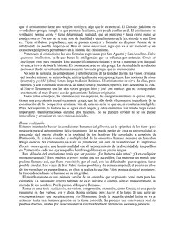 que el cristianismo fuese una religión teológica, algo que le es esencial. El Dios del judaísmo es
«verdadero» porque cumple