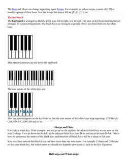 The Beat and Meter can change depending upon Tempo. For example, in a slow tempo a meter of [123] is 
usually a group of thre