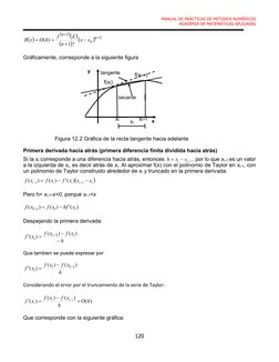 MANUAL DE PRÁCTICAS DE MÉTODOS NUMÉRICOS
ACADEMIA DE MATEMÁTICAS APLICADAS
120
( )
(
)( )
(
)
(
)
1
1
!
1
)
(
+
+
-
+
=
=
n
o