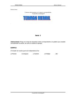 TERMAN MERRIL                                                                                                      JAck en In