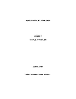 Campus Journalism Instructional Guide | PDF | Journalism | News Media