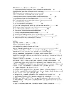3. Los tiranos son justos con sus inferiores……………….NO
4. Las personas desamparadas están sujetas con frecuencia a la caridad