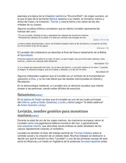 asemeja a la épica de la Creación babilónica "Enuma Elish", de origen sumerio, en
la que el dios de la tormenta Marduk asesin