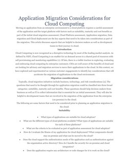 Cloud Application Migration Guide | PDF | Cloud Computing | Databases