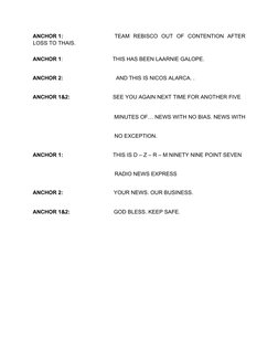 Radio News Express Script - Oct 2021 | PDF | Television | Media Formats