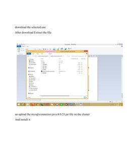 download the selected one
After download Extract the file
 
 
an upload the mysql-connector-java-8.0.23.jar file on the clust