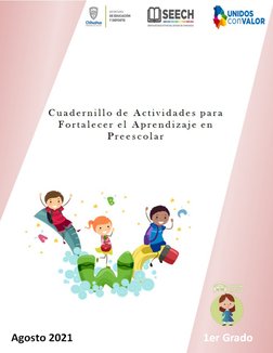 Cuadernillo de Actividades Preescolar 1 | PDF | Educación de la primera ...