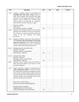 Sewage Treatment Plant Construction Details | PDF | Pump | Sewage Treatment