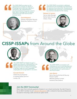 (http://blog.isc2.org/isc2_blog/2017/05/cissp-samana-haider.html) (http://blog.isc2.org/isc2_blog/2017/07/associate-spotligh