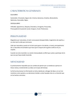CARACTERISTICASGENERALES
EQUILIBRIO 
Sostenedor, Entusiasta, Seguro de sí mismo, Generoso, Creativo, Benevolente,