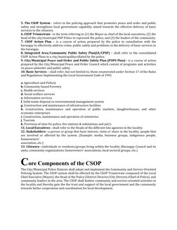 CSOP Implementation Guidelines for PNP | PDF | Police | Community Policing