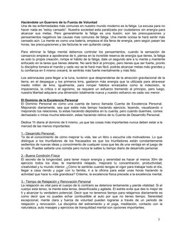 Megaliving: Claves para el Éxito Personal | PDF | Temor | Mente