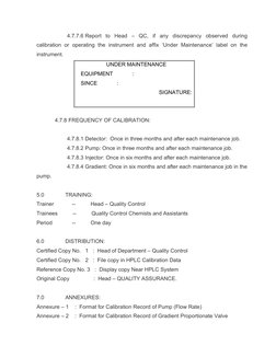 HPLC Calibration SOP for Shimadzu | PDF | High Performance Liquid ...