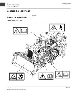 8
SSBU8135-05
Sección de seguridad
Avisos de seguridad
Sección de seguridad
i03716598
Avisos de seguridad
Código SMCS: 7000;