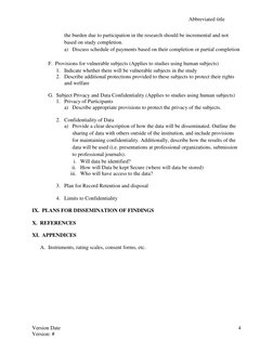 Research Protocol Template Guide | PDF | Risk | Survey Methodology