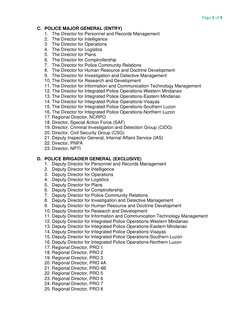 PNP Ranks and Awards Overview | PDF | Police | Inspector