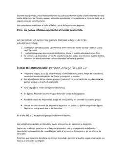Durante este período, creció la tensión entre los judíos que habían vuelto y los habitantes de raza 
mixta de la tierra de Ca