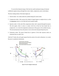 Tt
T
To convert the chemical energy of the fuel into useful mechanical energy all internal 
combustion engines must go throug