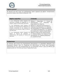 Finning Sudamérica 
Material del Estudiante 
 Finning Capacitación