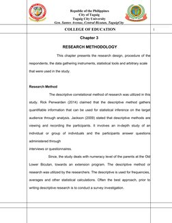 COLLEGE OF EDUCATION
  1
       Republic of the Philippines
      City of Taguig
Taguig City University
Gen. Santos Avenue, C