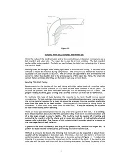 7
 
Figure 10 
 
 
BENDING WITH BALL MANDREL AND WIPER DIE 
 
When the radius of the bend is smaller and/or the wall is thi