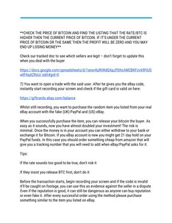 
 
**CHECK​ ​THE​ ​PRICE​ ​OF​ ​BITCOIN​ ​AND​ ​FIND​ ​THE​ ​LISTING​ ​THAT​ ​THE​ ​RATE/BTC​ ​IS 
HIGHER​ ​THEN​ ​THE​ ​CUR