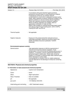 Shell Omala S2 GX 220 Safety Data Sheet | PDF | Dangerous Goods ...