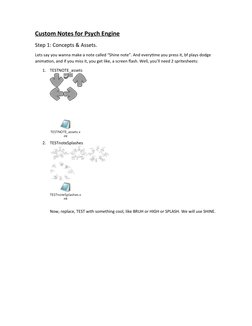Custom Notes Creation for Psych Engine | PDF | Computer Programming ...